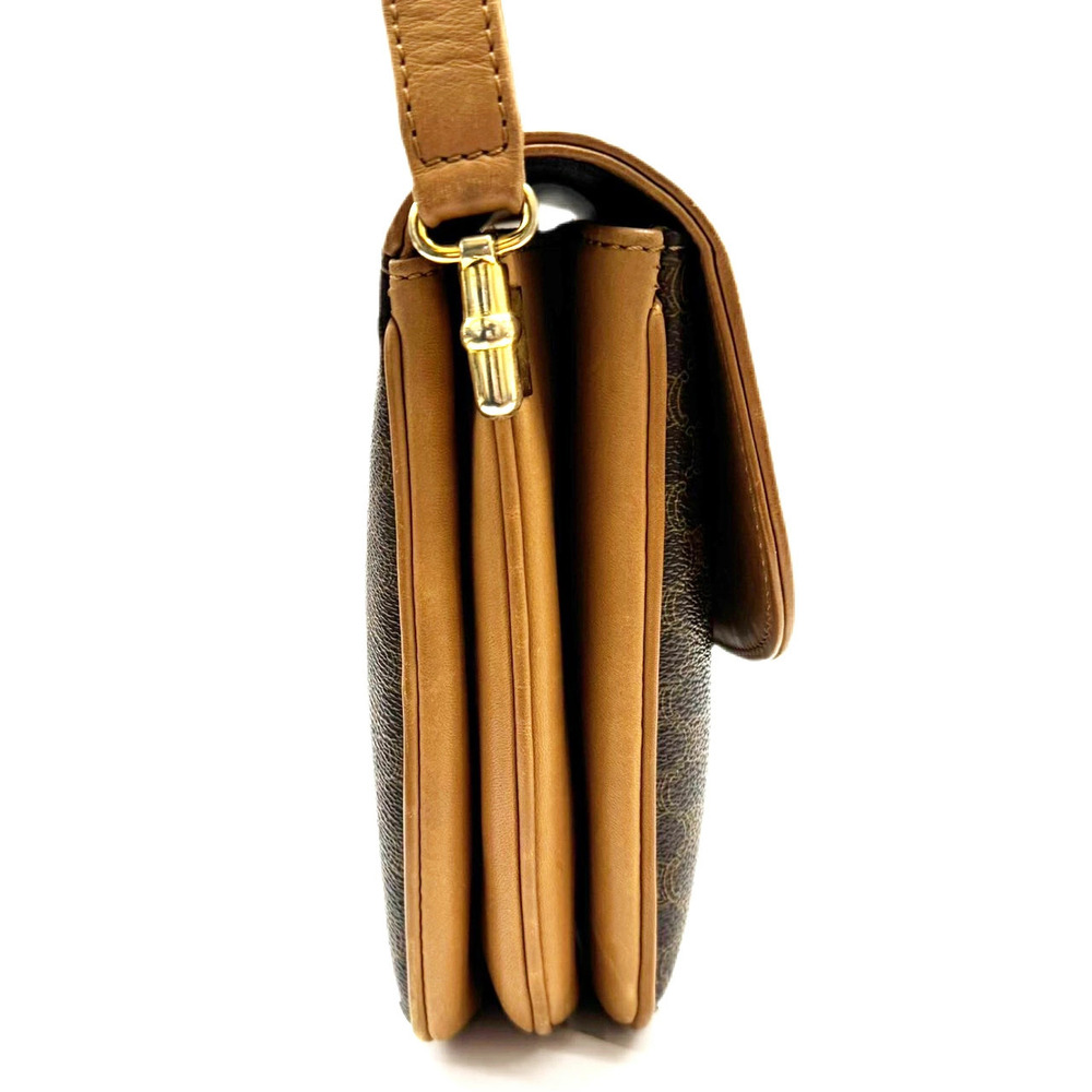 CELINE Macadam Crossbody Shoulder Bag Brown - Picture 3 of 11